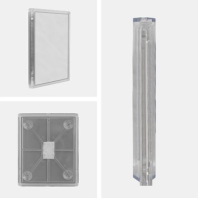 Fogless Shower Mirror for Shaving and Grooming with 2X Magnification and Suction Cup Mounting