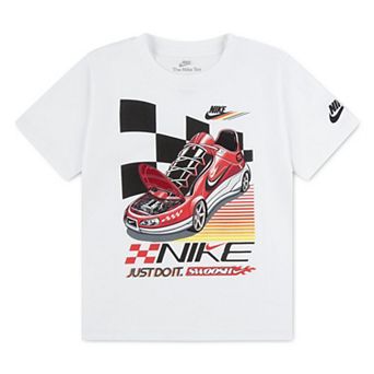 Boys 4-7 Nike "Just Do It." Short Sleeve Graphic Tee with Sneaker Car Design