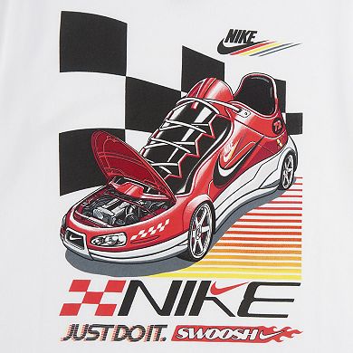 Boys 4-7 Nike "Just Do It." Short Sleeve Graphic Tee with Sneaker Car Design
