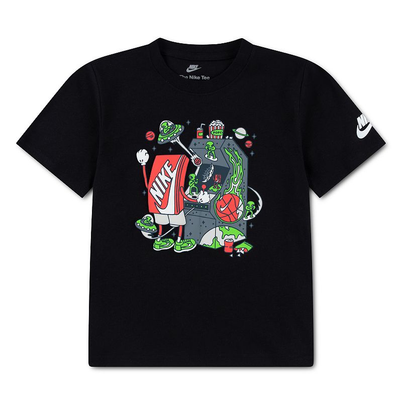 Boys 4-7 Nike Basketball Video Games Short Sleeve Graphic Tee, Boy's, Black
