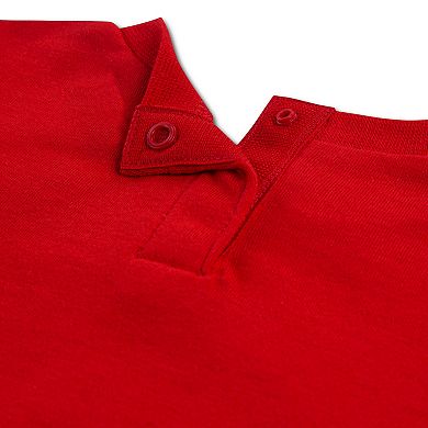 Newborn Baby Boys Nike Baseball Character Short Sleeve Romper