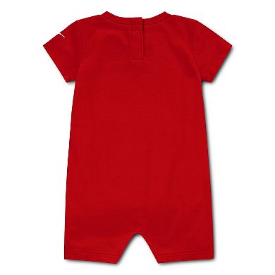 Newborn Baby Boys Nike Baseball Character Short Sleeve Romper