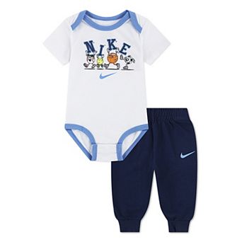Baby Boys Nike Multisport Short Sleeve Bodysuit & Pants 2 pc Set