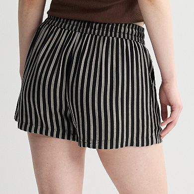 Juniors' SO® High Rise Pull On Shorts in Regular