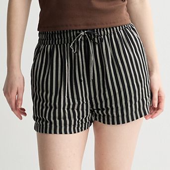 Juniors' SO® High Rise Pull On Shorts