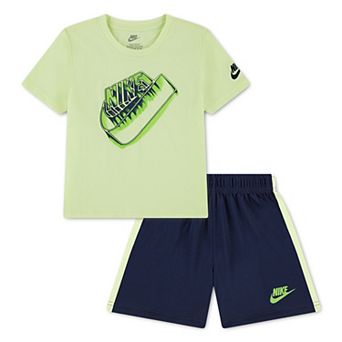 Toddler Boys Nike Tricot Short Sleeve T-Shirt & Shorts 2 pc Set