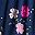 Navy Flower Clusters