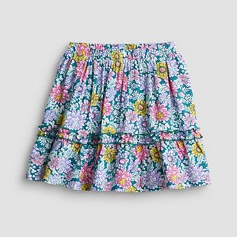 Girls 4-12 Jumping Beans® Woven Ruffle Skirt