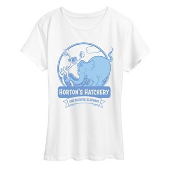 Women's Dr. Seuss Horton's Hatchery One Faithful Elephant Graphic Tee