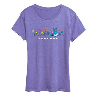 Women's Pokémon Azumarill Spring Flowers Graphic Tee