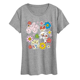 Women's Pokémon Easter Collage Graphic Tee