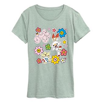 Women's Pokémon Easter Collage Graphic Tee