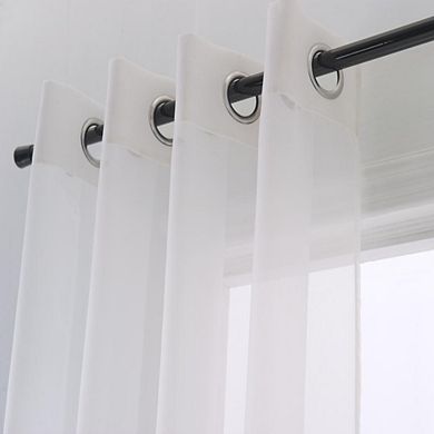 Cara One Sheer Grommet Light Filtering Curtain Panel