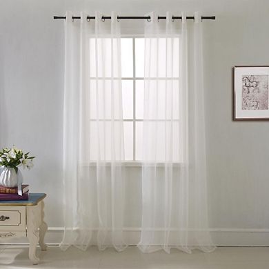 Cara One Sheer Grommet Light Filtering Curtain Panel