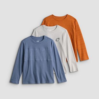 Boys 4-12 Jumping Beans® Essential Long Sleeve Top 3-Pack