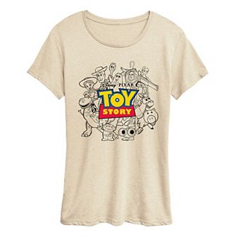 Women's Disney / Pixar's Toy Story Group Collage Graphic Tee