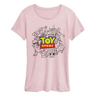 Women's Disney / Pixar's Toy Story Group Collage Graphic Tee