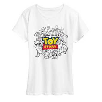 Women's Disney / Pixar's Toy Story Group Collage Graphic Tee