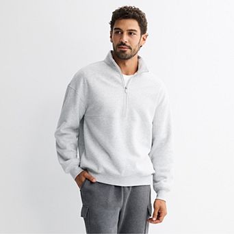 Men's Tek Gear Ultra Soft Fleece Relaxed Half-Zip Pullover
