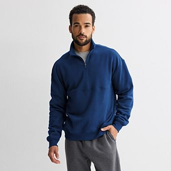 Men's Tek Gear Ultra Soft Fleece Relaxed Half-Zip Pullover