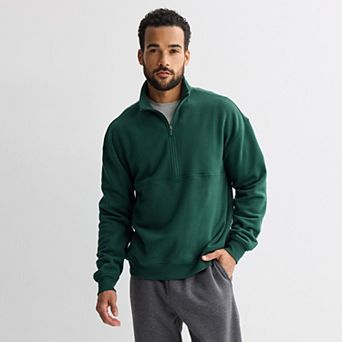 Men's Tek Gear Ultra Soft Fleece Relaxed Half-Zip Pullover
