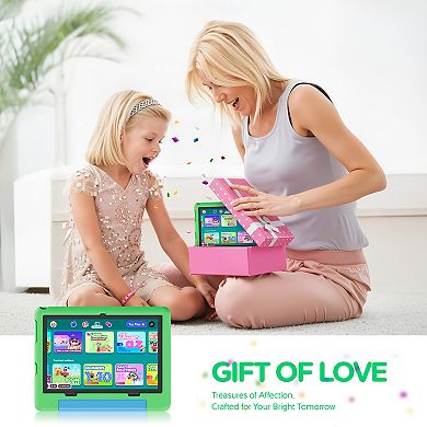 Contixo 10" A10 Educational Kids Tablet with Epic! and Lingokids 64GB with Parental Controls & Case