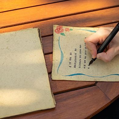 Enigma Meadows A5 Handmade Antique Craft Paper