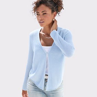 Lascana Women's Open Front Knit Cardigan