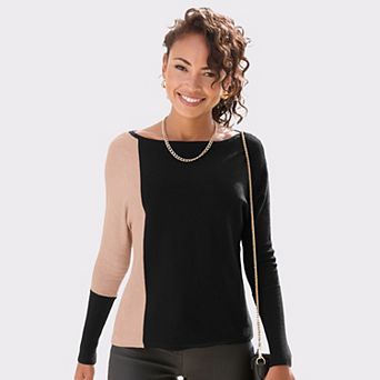 Lascana Women's Color Block Sweater