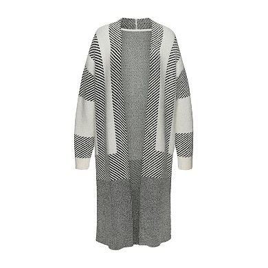 Lascana Women's Color Block Stripe Cardigan