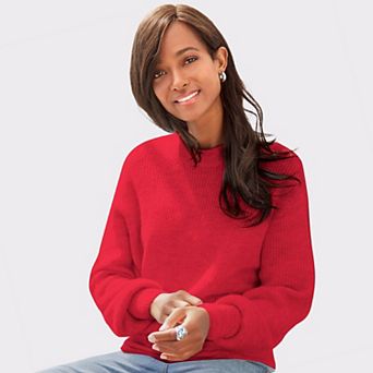 Lascana Women's Balloon Sleeve Sweater