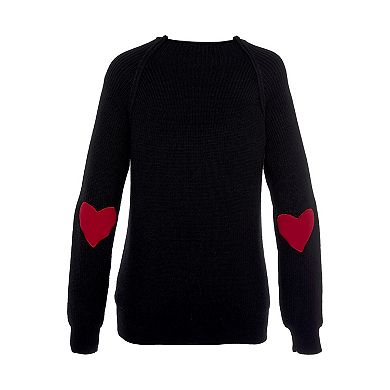 Lascana Women's Elbow Heart Sweater