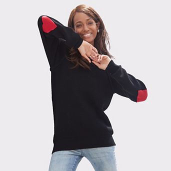 Lascana Women's Elbow Heart Sweater