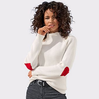 Lascana Women's Elbow Heart Sweater