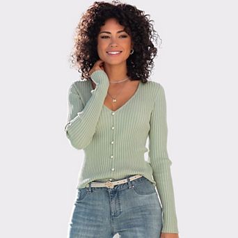 Lascana Women's Pearl Embellished Sweater