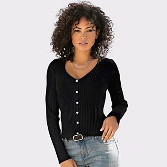 Lascana Women's Pearl Embellished Sweater