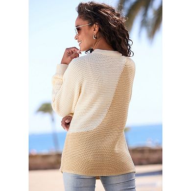 Lascana Women's Color Block Sweater