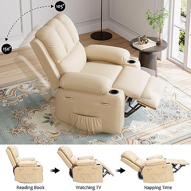 IDEALHOUSE Swivel Recliner Chair