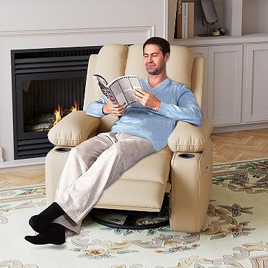 IDEALHOUSE Swivel Recliner Chair