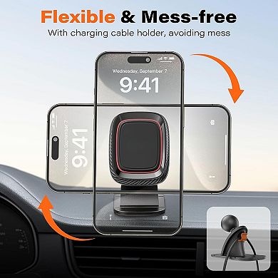 2 Pack Magnetic Phone Holder for Car, Super Strong Magnet Phone Mount for Car
