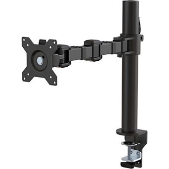 Single Computer Monitor Stand with Tilt and Rotation, Height Adjustable Desk Arm Mount