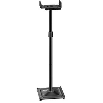 Universal Speaker Stands for Surround Sound -Height Adjustable Extend 33.3”to 45.1”