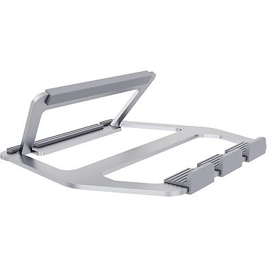 Aluminum Portable Foldable Height Adjustable Support Stand for Laptops up to 13"