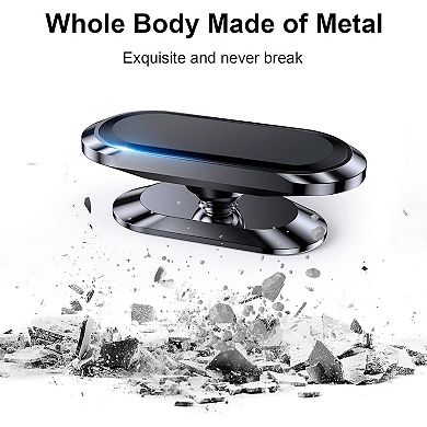 2-PACK Magnetic Car Phone Holder, Strong Adhesion, 360° Rotation