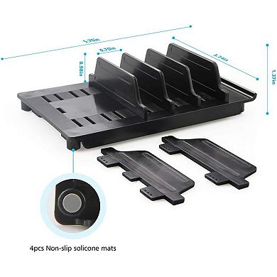 Universal Multi Device Organizer Dock Stand Holder, Tablet Cell Phone Desktop Stand