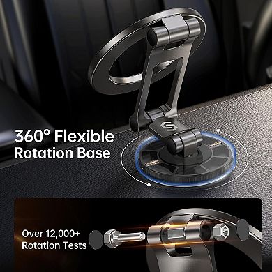 360° Rotatable Magnetic Car Phone Holder with MagSafe