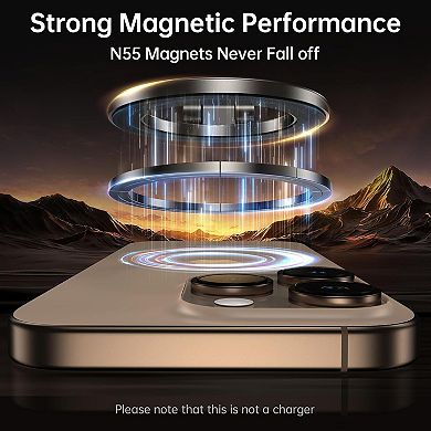 360° Rotatable Magnetic Car Phone Holder with MagSafe