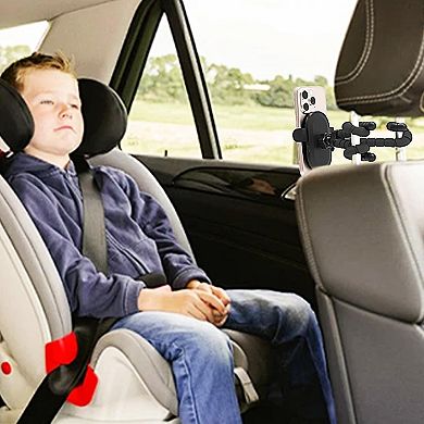 360° Adjustable Universal Phone Clamp for Strollers & Carts