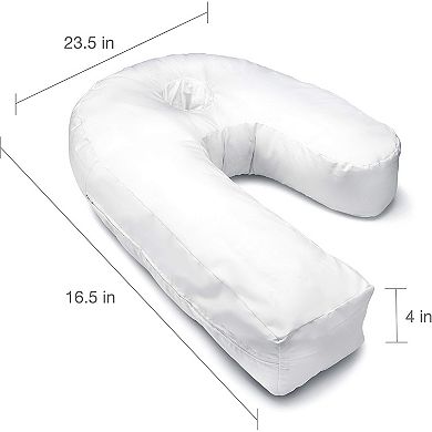 U-Shaped Side Sleeping Pillows for Neck and Shoulder Pain,Side Sleeper Neck Pillow(30"x20"x6")