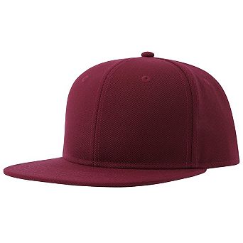 Atlantis Unisex Adult 6 Panel Flat Peak Baseball Cap